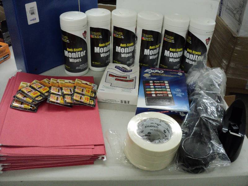 lot 135 image: office supplies...