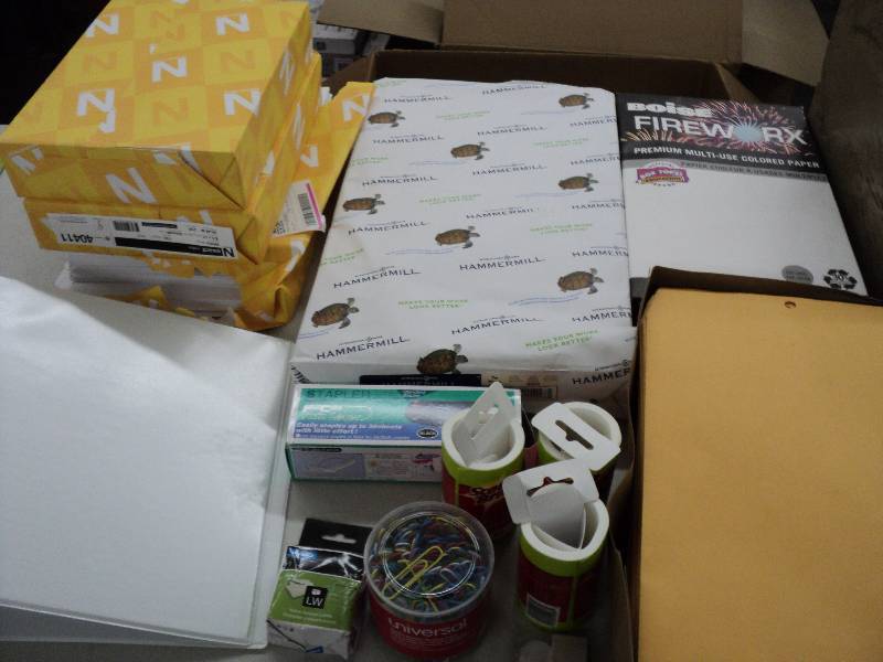 lot 146 image: office paper and supplies...