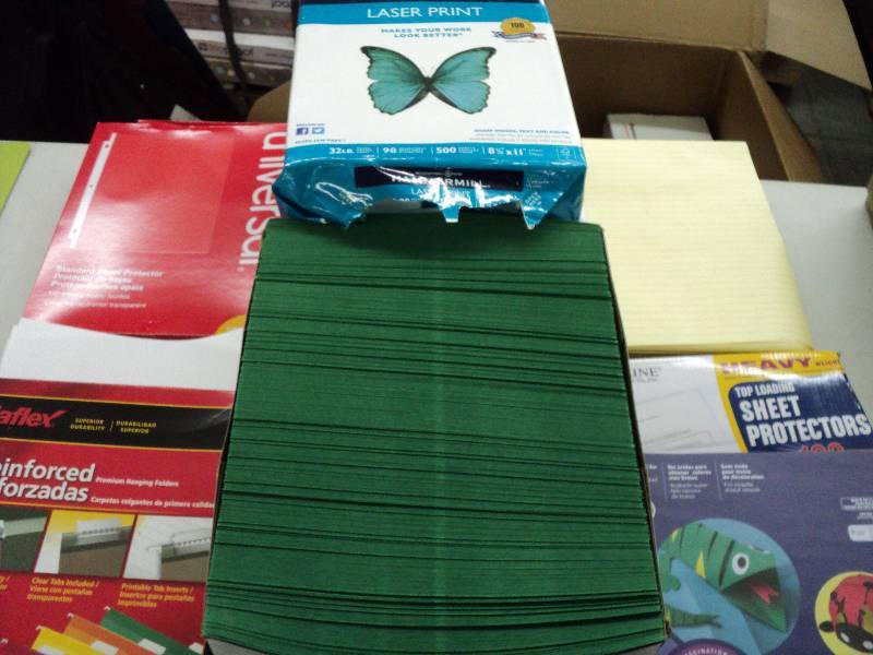 lot 153 image: office laser print paper, sheet pro...
