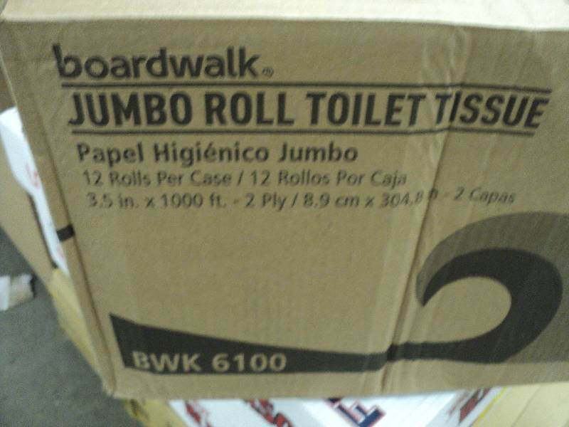 lot 157 image: 12 rolls of 9in toilet paper...