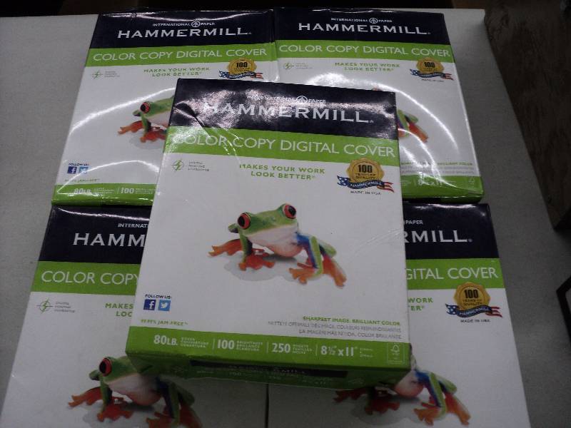 lot 168 image: 1000 sheets of Hammermill color cop...