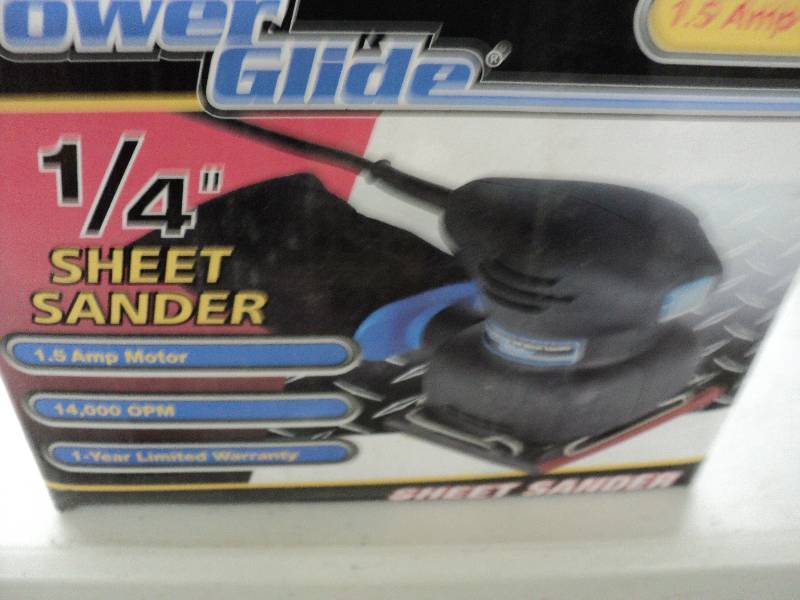 lot 184 image: 14in sheet sander...