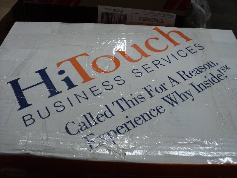 lot 190 image: full case of hi-touch 8.5x11 paper...