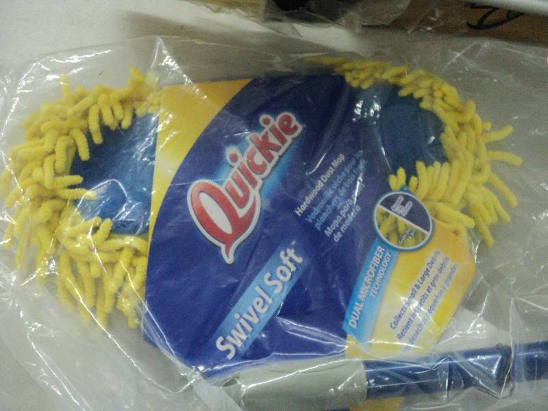 lot 191 image: broom and quickie mop...