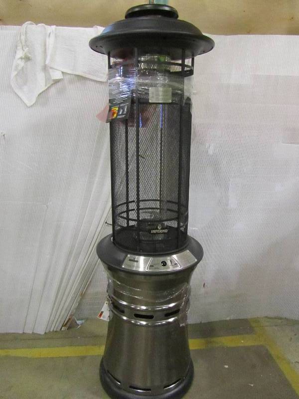 Inferno 36 000 Btu Retractable Propane Gas Patio Heater Mn Home