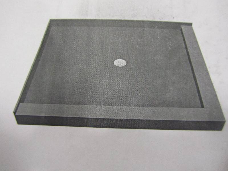 lot 52 image: Redi Base 32 in. x 36 in. Double Threshold Shower Base in Gray with Center Drain