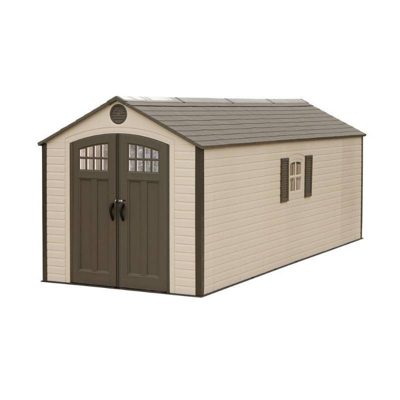 lot 24 image: Lifetime 60120 8 ft. x 20 ft. Plastic Storage Shed