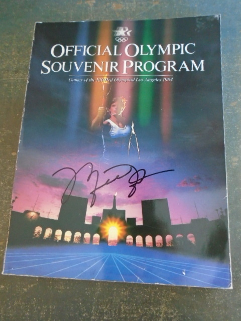 Michael Jordan Autographed USA Olympics Program