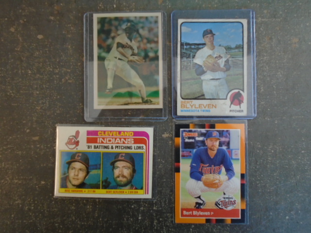 Bert Blyleven Vintage Baseball Cards
