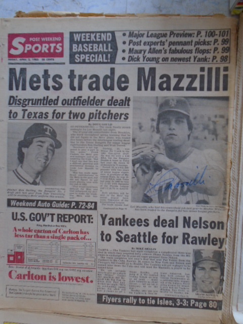 Sports News Papers Autographed & More