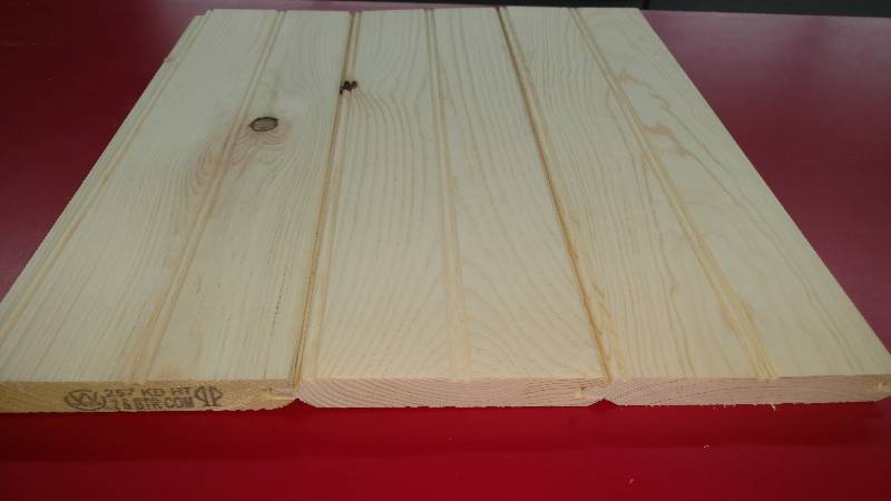 1x6x8 Ponderosa Knotty Pine Reversible Tongue and Groove Outs