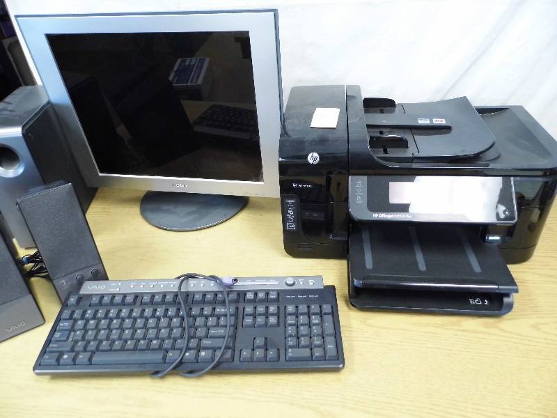 HP Printer - Sony Monitor - Vaio Speakers