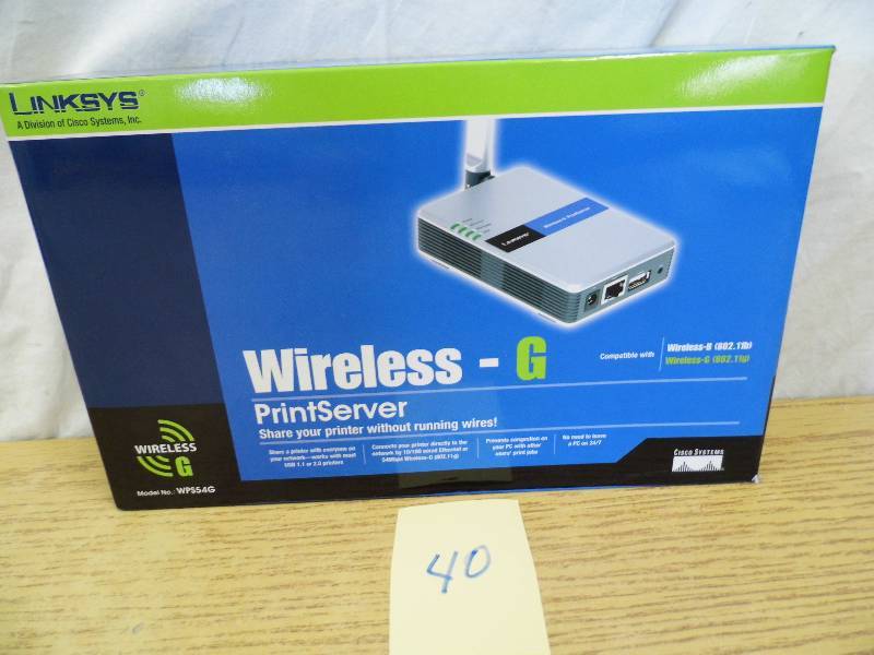 Wireless G Print Server