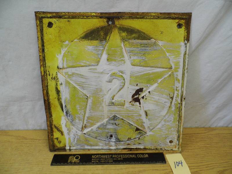 Star #2 Metal Sign