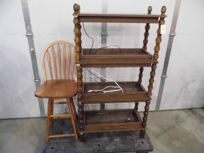 Plant Shelf - Swivel Stool