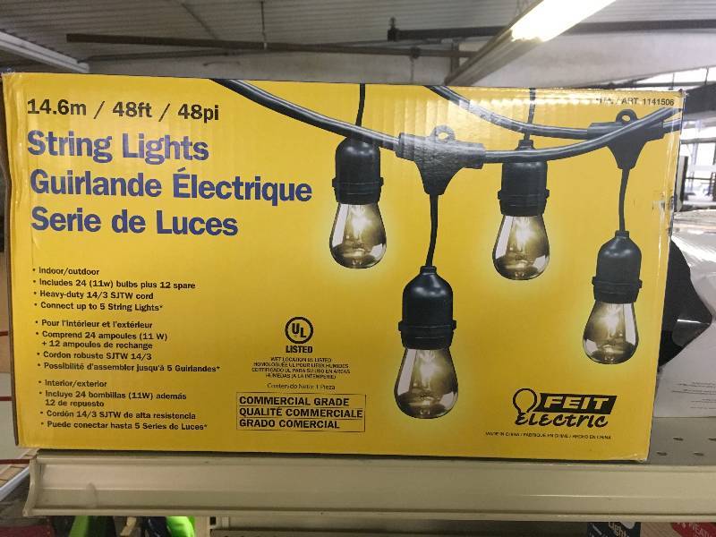 FEIT 48 STRING LIGHTS, MSRP $29.99