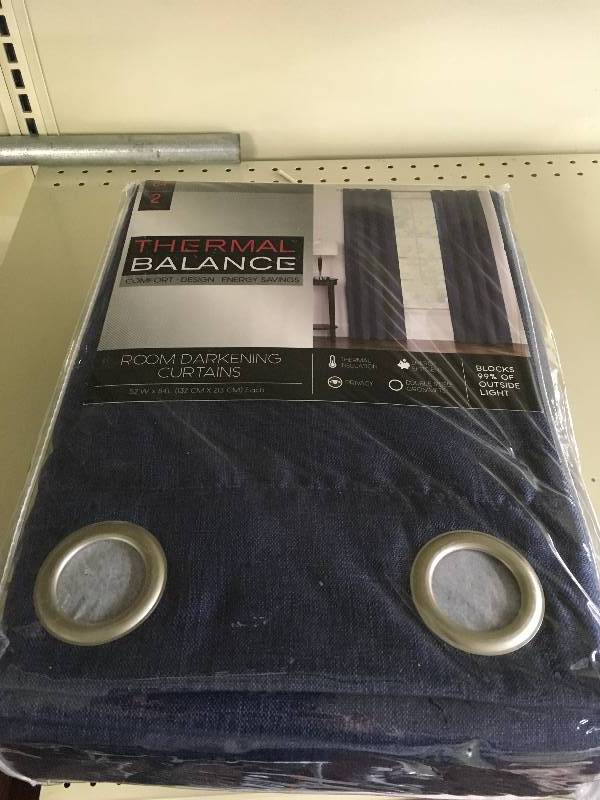 THERMAL BALANCE CURTAINS, MSRP $21.99