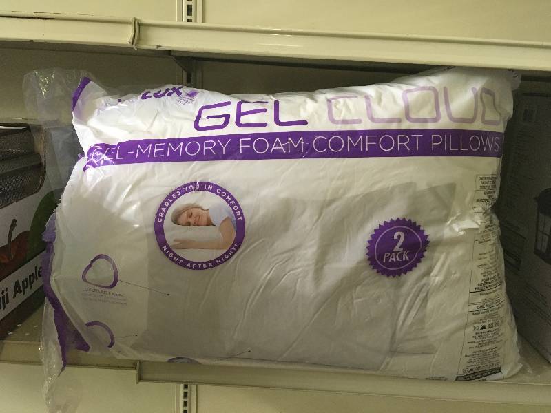 PURELUX 2PK MEMORY FOAM, MSRP $9.99
