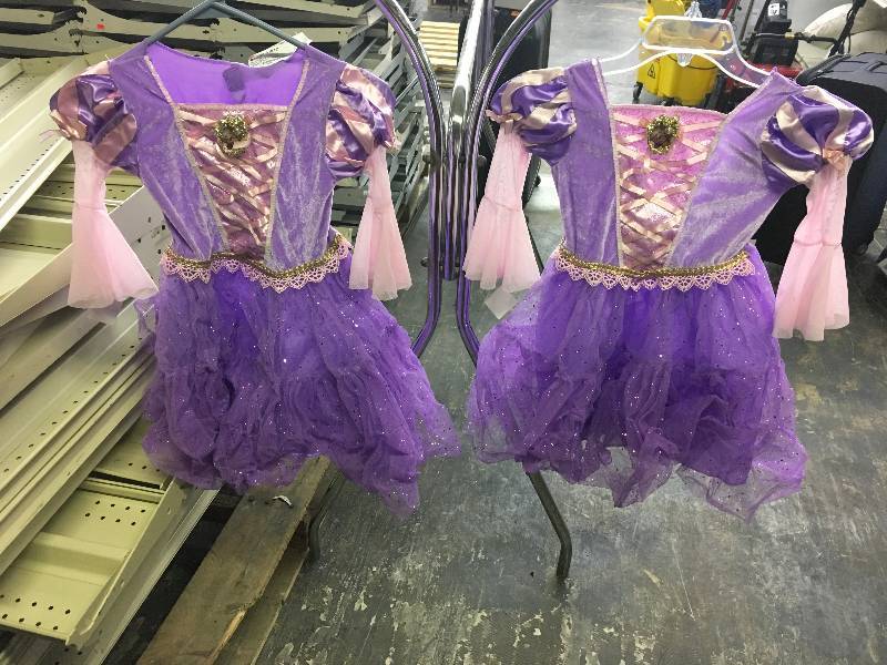 TWO PRINCESS COSTUMES, MSRP $17.99 EACH