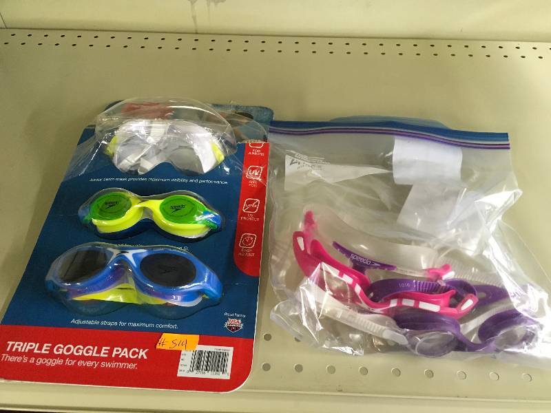 SPEEDO YOUTH GOGGLE 3PK, MSRP $13.99