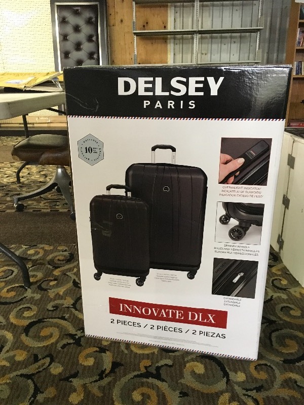 DELSEY 2PC HARDSIDE SET, MSRP $149.99