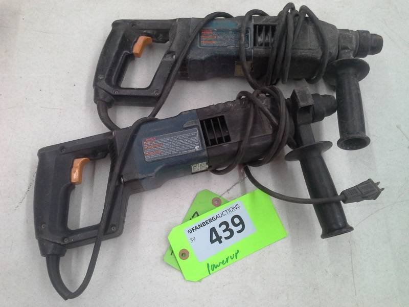 lot 439 image: Set of Bosch Hammer Drills