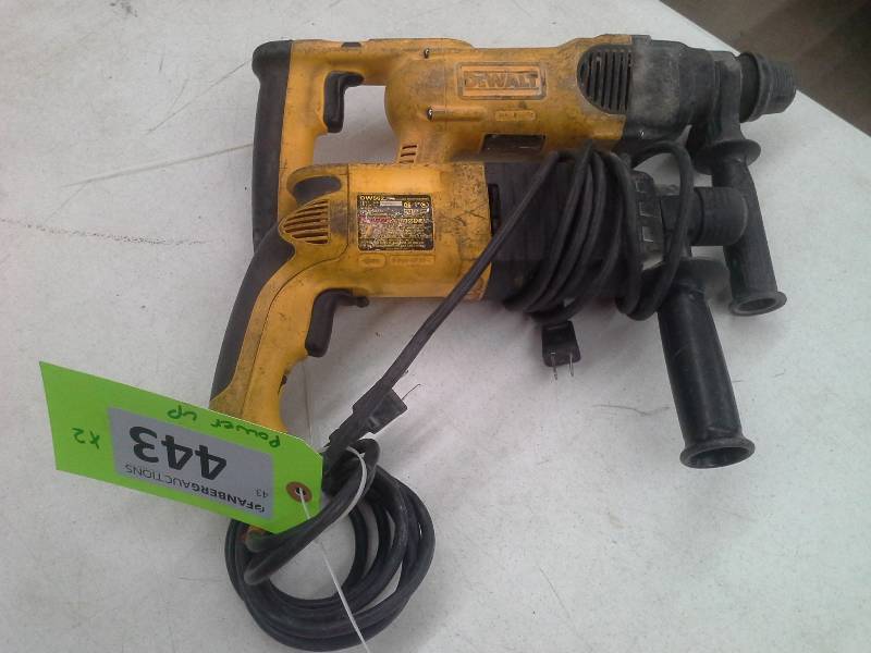 lot 443 image: Set of Corded Dewalt Rotary Hammer Drills