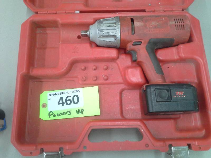 lot 460 image: Milwaukee 18V Impact Wrench