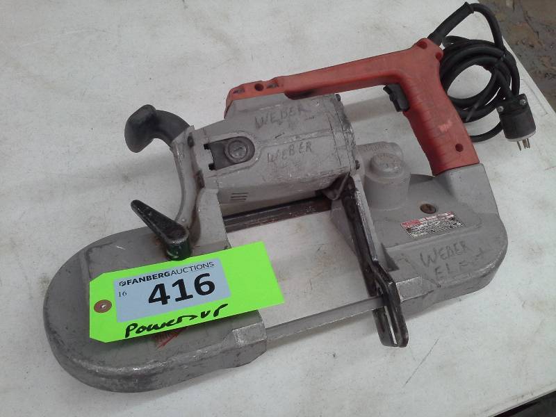 lot 416 image: Milwaukee Corded Band Saw