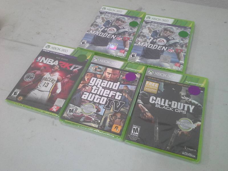 lot 8 image: Xbox 360 Video Games