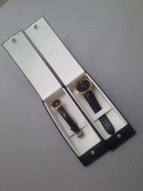 lot 53 image: Pair of Movado Watches