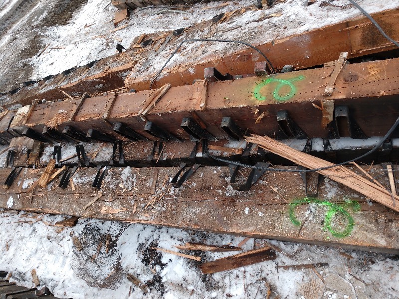 Red Western Cedar Reclaimed Wood Beams