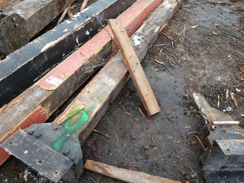Red Western Cedar Reclaimed Wood Beams