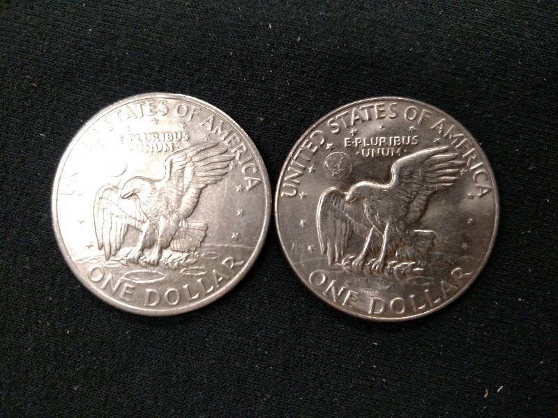 1971 D & 1978 D Eisenhower Dollars...