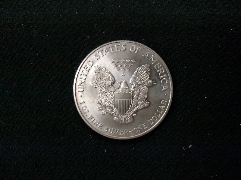 2000 Painted Liberty Silver Dollar,...