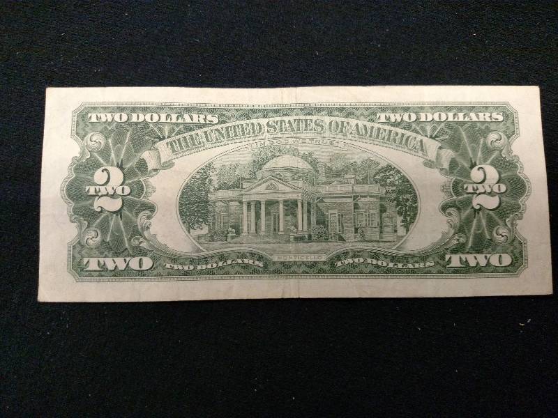 1963 Red Seal Two Dollar Note...