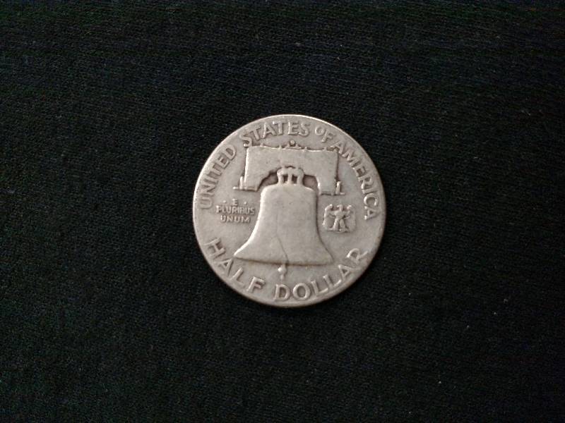 1951 S Franklin Silver Half Dollar ...