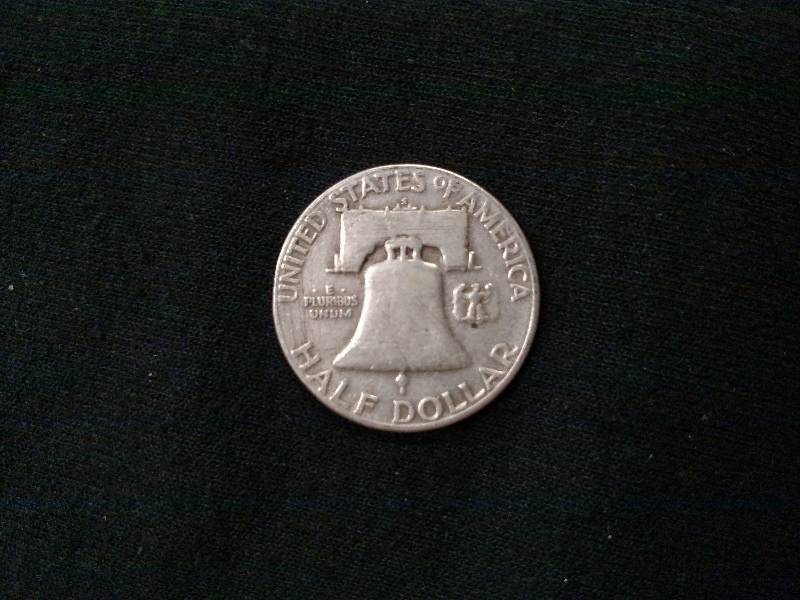 1953 S Franklin Silver Half Dollar ...
