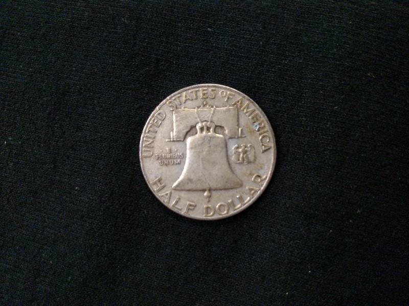 1954 D Franklin Silver Half Dollar ...
