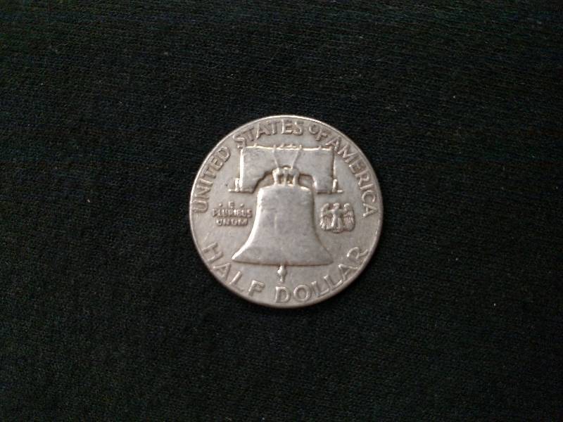 1958 Franklin Silver Half Dollar ...