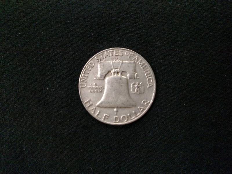 1959 D Franklin Silver Half Dollar ...