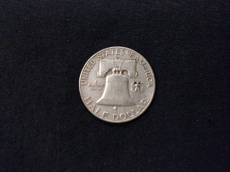 1960 D Franklin Silver Half Dollar ...