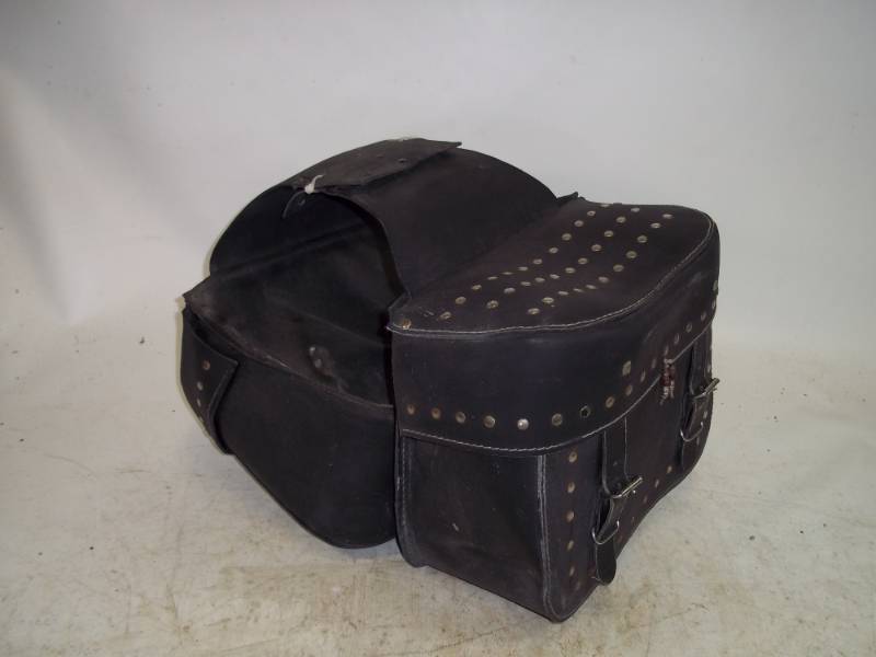 Leather Motorcycle Saddle Bag