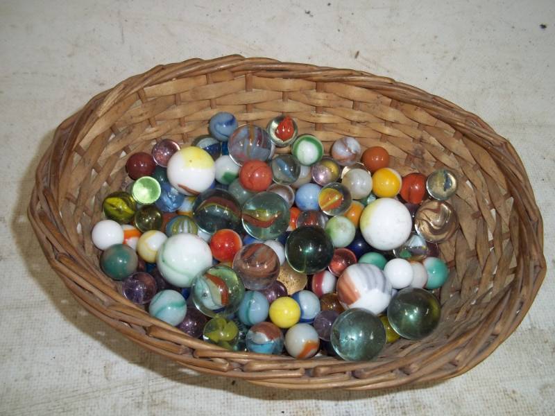 Basket of Marbles with Shooters