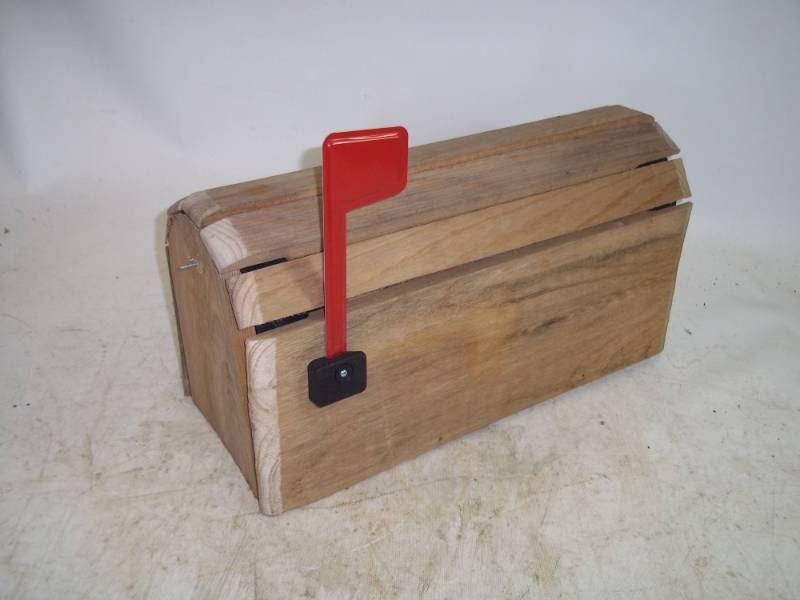 Never Installed Wooden Mailbox need handle