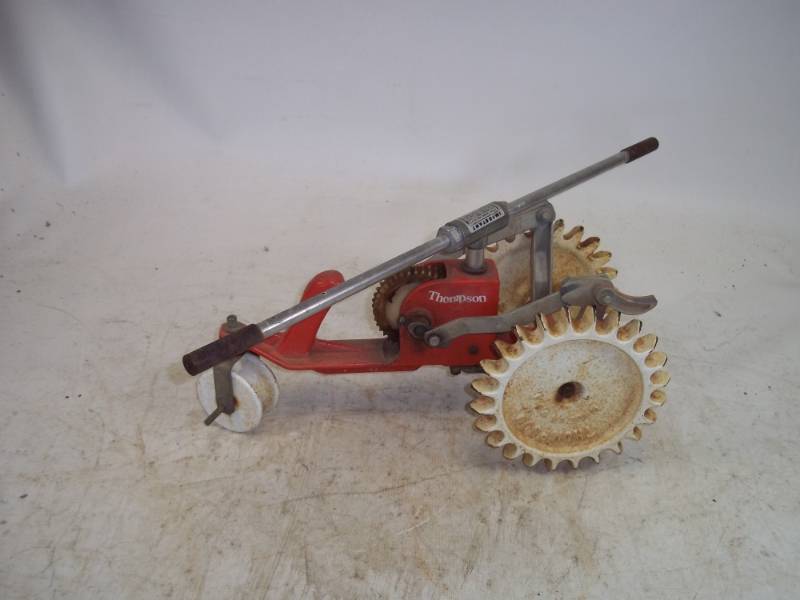 Vintage Cast Iron Thompson Moving Lawn sprinkler, Consignor states works