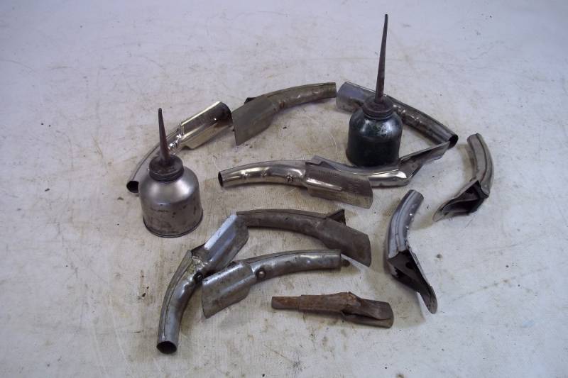 Vintage Can Oil Can spouts and Oilers