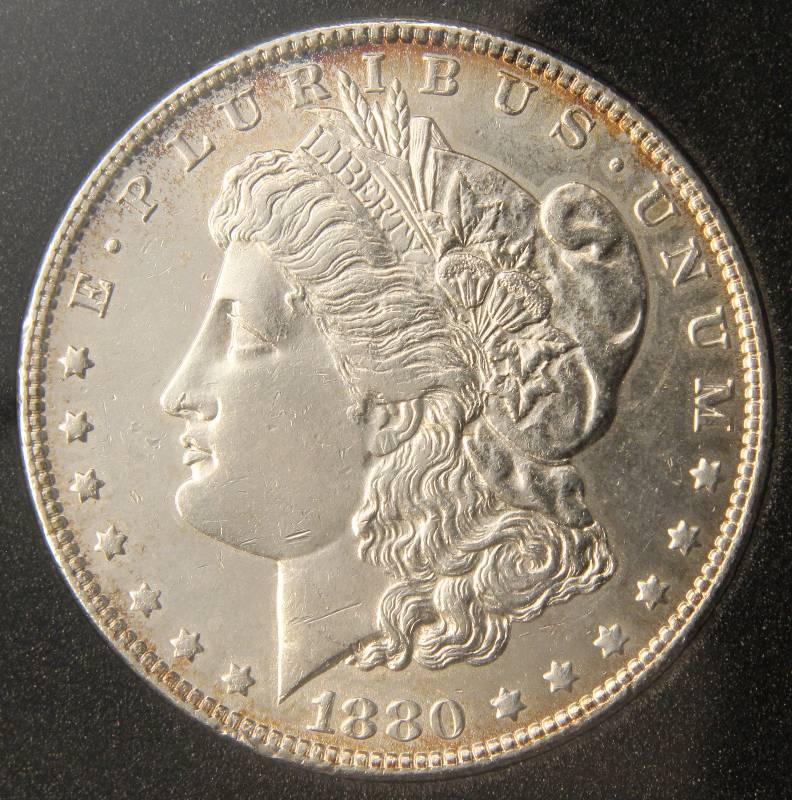 1880-O MORGAN SILVER DOLLAR MS64 PGSA