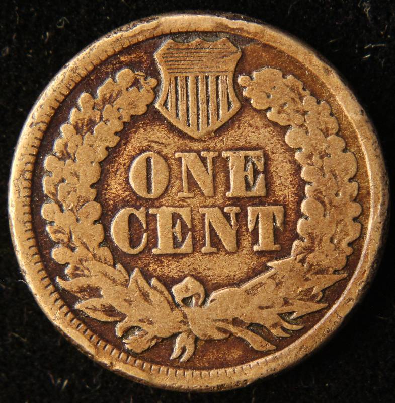 1860 INDIAN HEAD CENT FINE