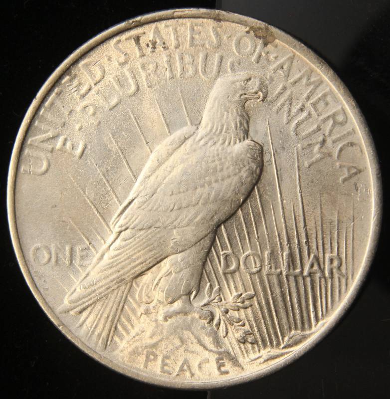 1923 PEACE SILVER DOLLAR BU-UNC